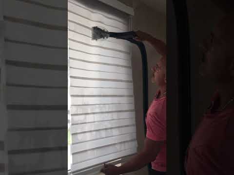 Qué es limpiar cortinas roller con Vapor o vaporeta